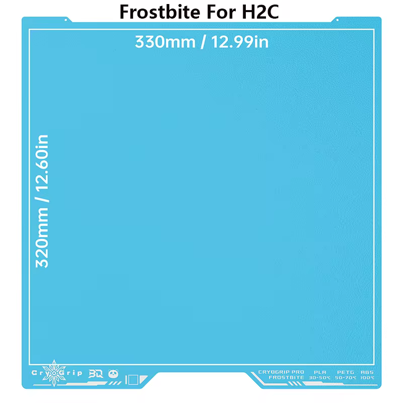 BIGTREETECH Panda Build Plate CryoGrip Pro Sheet Spring Steel Frostbite 3D Printer Parts For Bambu Lab H2D H2C 3D Printer