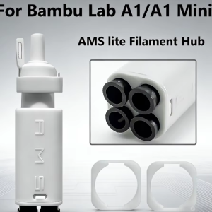 For Bambu Lab A1/A1 Mini AMS Lite Filament Hub,5-Way Filament Hub AMS Lite System Multi-Color Printing Accessories Connectors