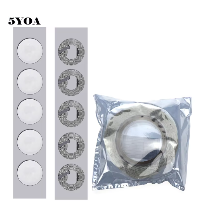 5 pieces NFC Lable Tag Sticker 13.56MHz ISO14443A 215Stickers Universal Ntag 215 RFID for all enabled phones
