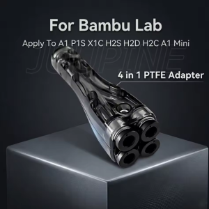 2026 Upgrade Bambulab A2L H2C H2D H2S P1S X1C A1 A1 MINI PTFE Adapter 4 in 1 Connecter 4 Feeder Modules 3d Printer Accessories