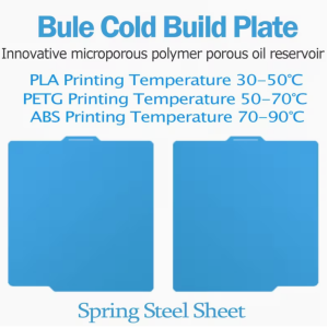 Build Plate for Bambu-Lab P1S P1P X1C X1E A1 3D Printers, Cold Plate, Room Temperature Printing, Double-Sided Textured Sheet, 257x257mm