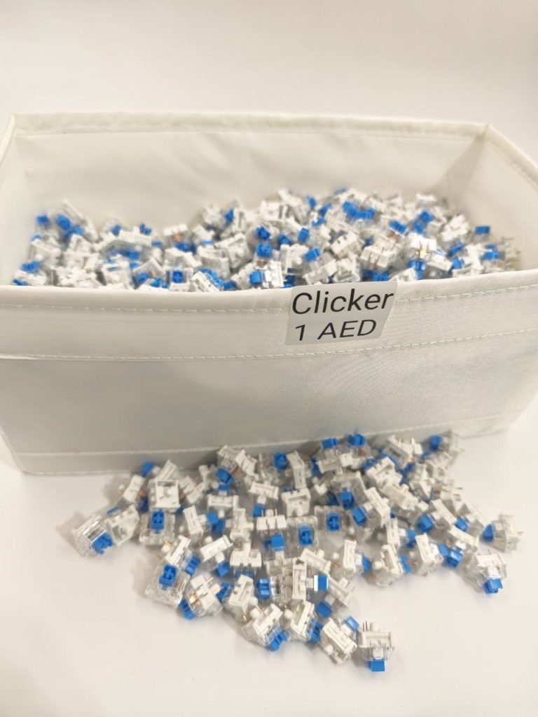 Keyboard Switch Keyboard Clicker Key Replacement 3 Pin Tactile Switch Plastic For Replacement Accessories