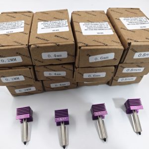 JUUPINE MPVD Hotend Nozzle Upgrade for Bambu Lab A2L, X2D, P2S, H2D, H2S, A1 MINI, A1, 3D Printer Accessories with Anti-Stick High Hardness 0.6mm